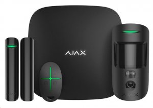 Комплект охранной сигнализации радиоканальный Ajax StarterKit Cam (black)