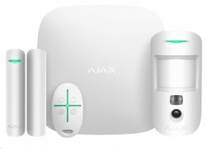 Комплект охранной сигнализации радиоканальный Ajax StarterKit Cam Plus (white)