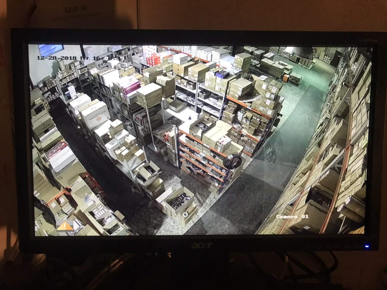 видеокамера на складе